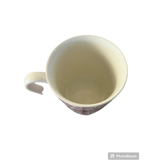 Starbucks 2017 Large 18 oz Purple Floral Coffee Tea Mug Oversized Cup - Picture 3 of 4